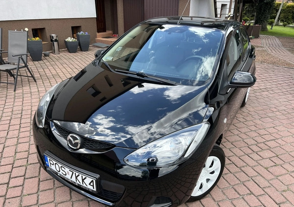 Mazda 2 cena 19900 przebieg: 92000, rok produkcji 2008 z Rydułtowy małe 781